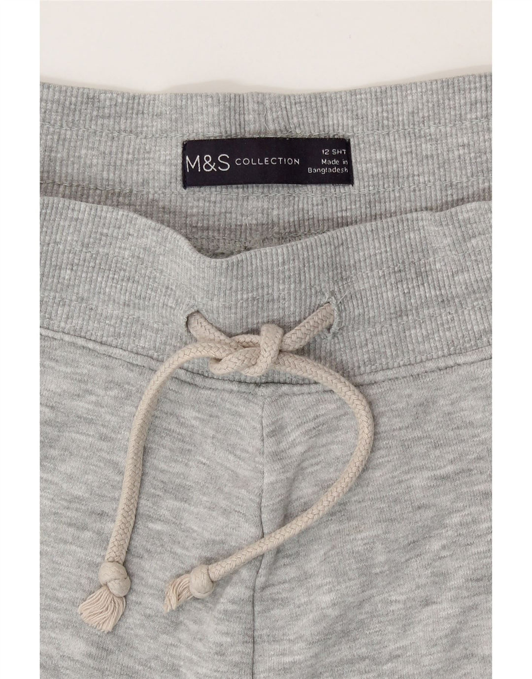 Marks & Spencer Calça de treino feminina Joggers Reino Unido 12 algodão cinza médio