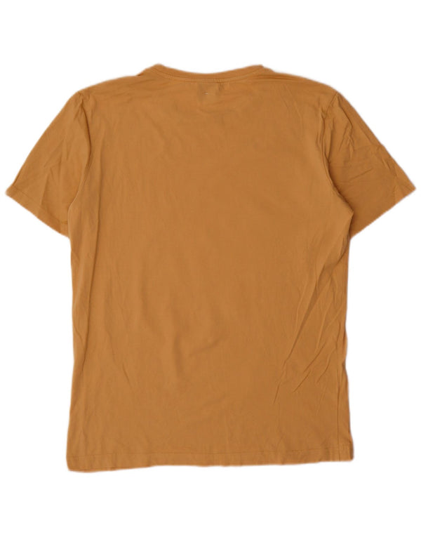 Camiseta masculina Puma Graphic Top Amarelo Médio