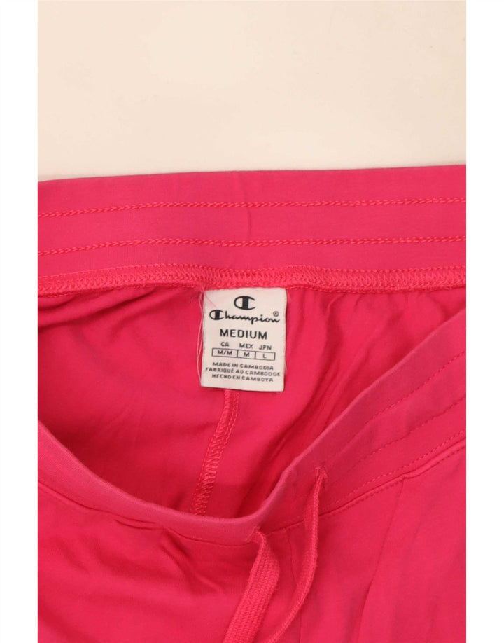 Shorts esportivos gráficos femininos Champion UK 12 rosa médio