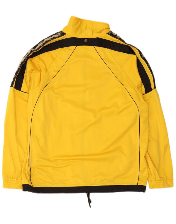 Asics Mens Graphic Tracksuit Top Jaqueta Médio Amarelo Colorblock