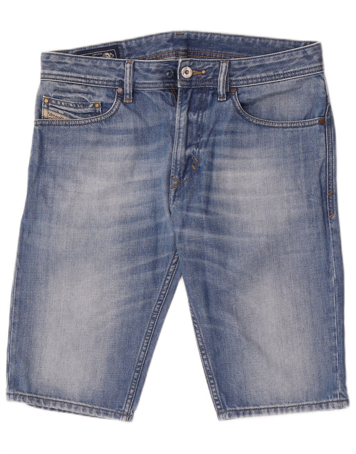 Shorts jeans masculino diesel W29 algodão azul médio