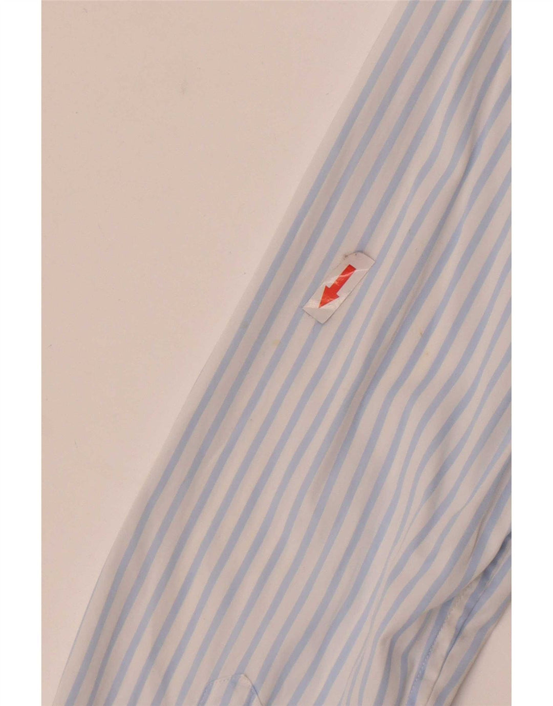 Camisa feminina Ralph Lauren EUA 6 algodão listrado azul médio