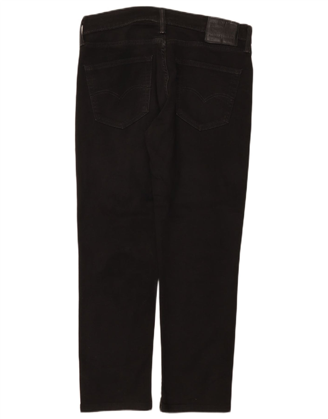 Levi's Mens Slim Jeans W33 L28 Algodão Preto