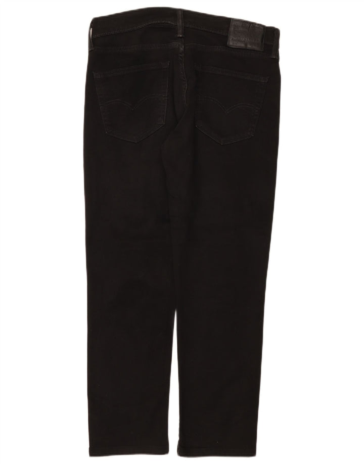 Levi's Mens Slim Jeans W33 L28 Algodão Preto