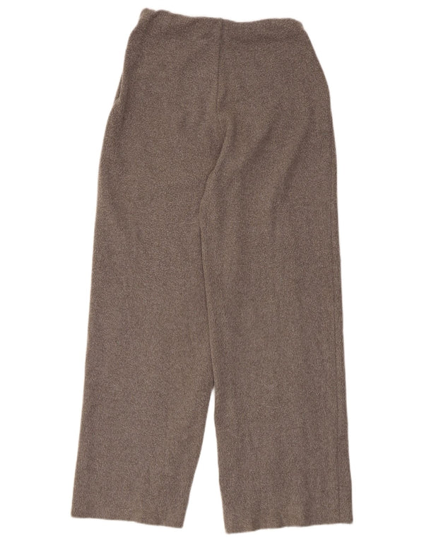 Calça de treino feminina Zara UK 8 poliéster cinza pequeno
