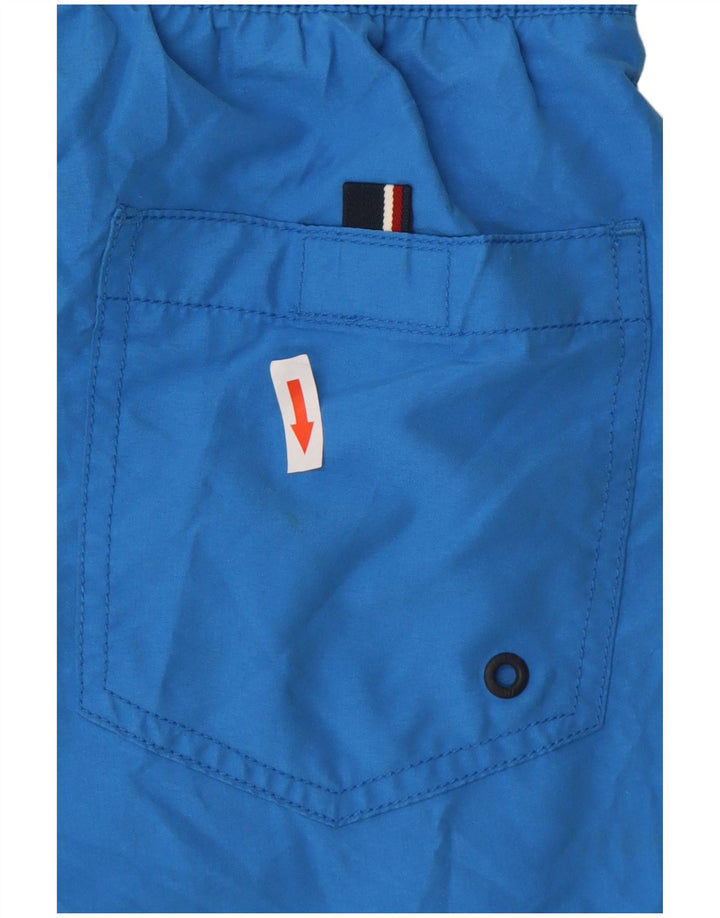 Shorts de natação masculino Tommy Hilfiger grande poliéster azul