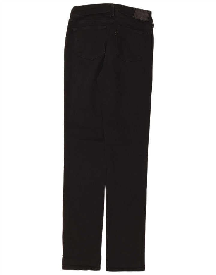 Calça jeans feminina Levi's 710 Slim W30 L34 algodão preto