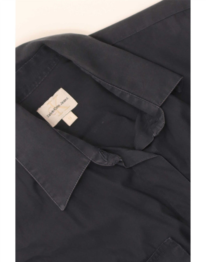 Camisa Calvin Klein Jeans Feminina Brasil 10 Pequena Cinza