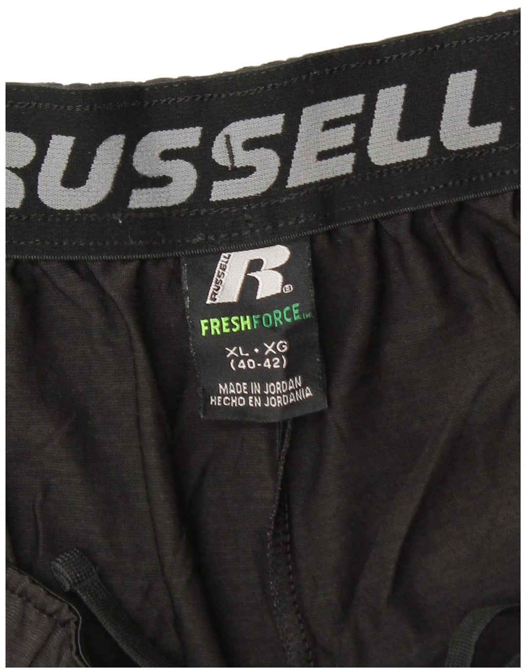 RUSSELL ATLÉTICO Masculino Dri-Power Sport Shorts XL Preto Poliéster