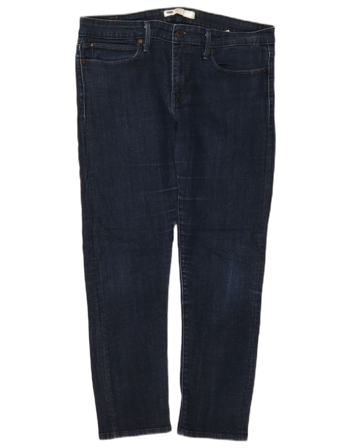 LEVI'S Jeans Slim Feminino W30 L27 Algodão Azul Marinho