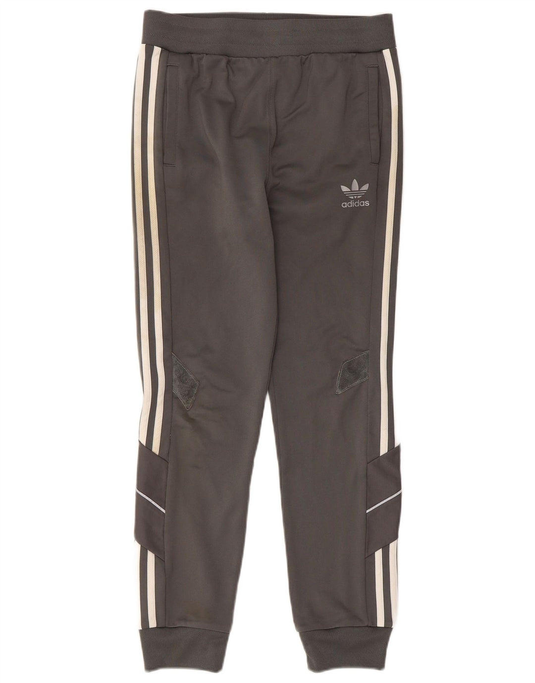 Calças de treino ADIDAS Meninos Joggers 11-12 Anos Cinzento Poliéster