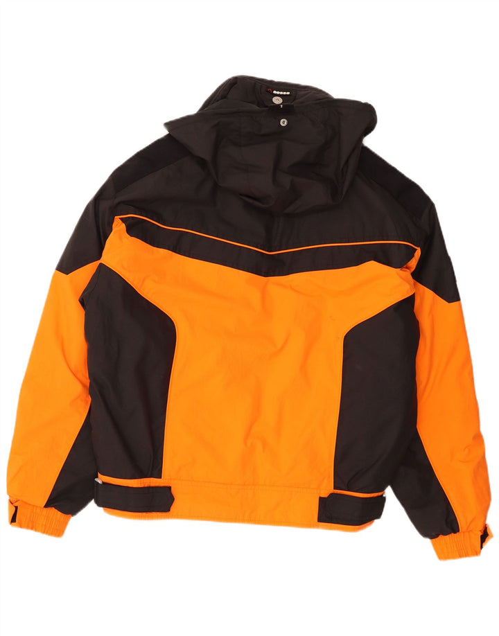 Jaqueta de esqui masculina com capuz Aesse IT 50 grande laranja Colourblock poliamida