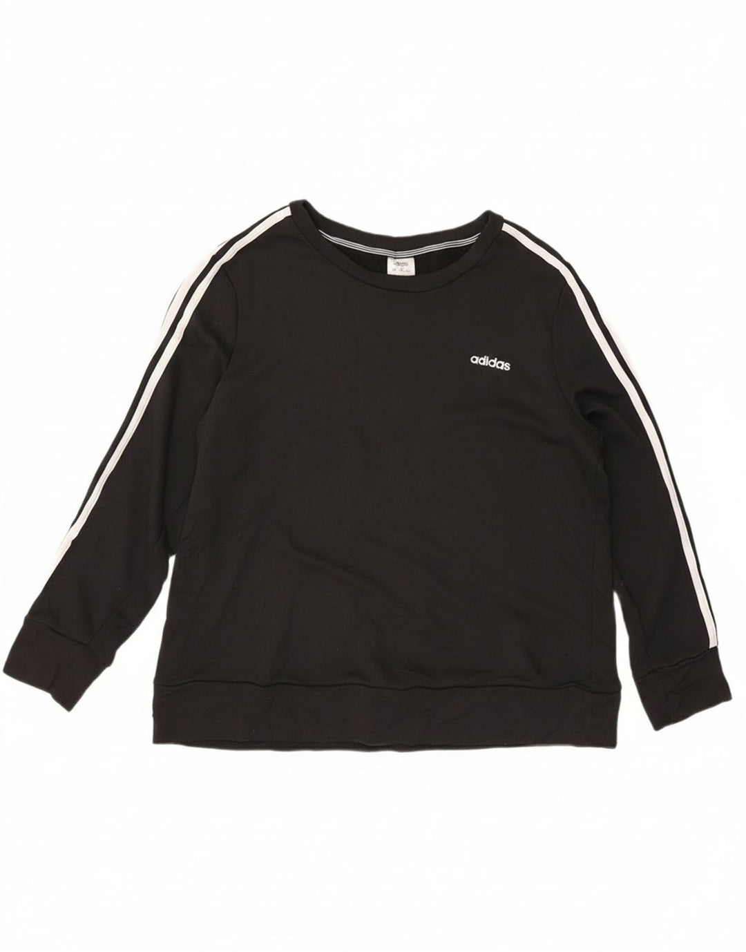 Adidas Womens Climalite Sweatshirt Jumper UK 20/22 XL Preto Poliéster