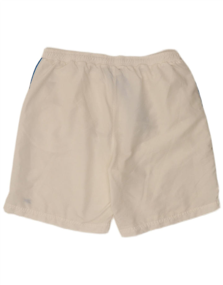 Shorts esportivos masculinos Reebok XL poliéster branco
