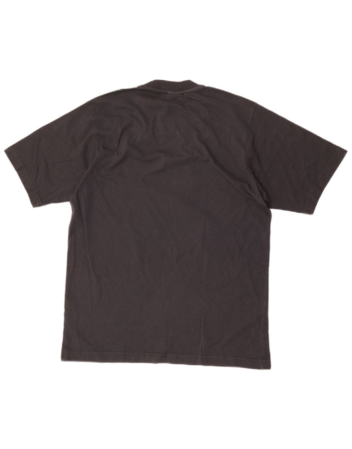 Adidas Mens Camiseta Top Pequeno Algodão Preto