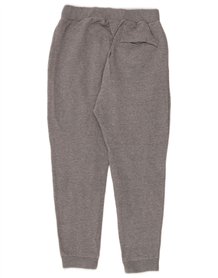 Adidas masculino gráfico calças de treino joggers algodão cinza médio