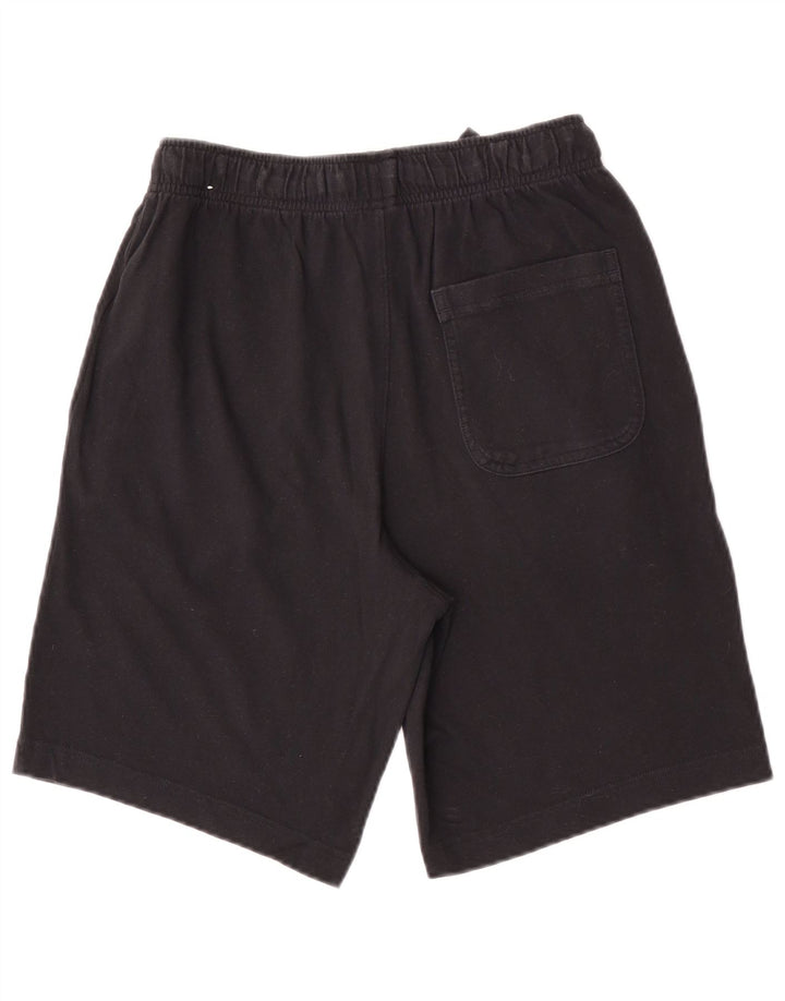 Shorts esportivos masculinos Nike pequenos de algodão preto