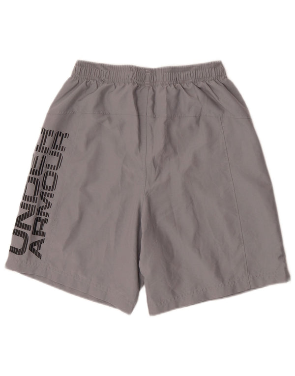 Under Armour Mens Heat Gear Graphic Sport Shorts Pequeno Poliéster Cinza