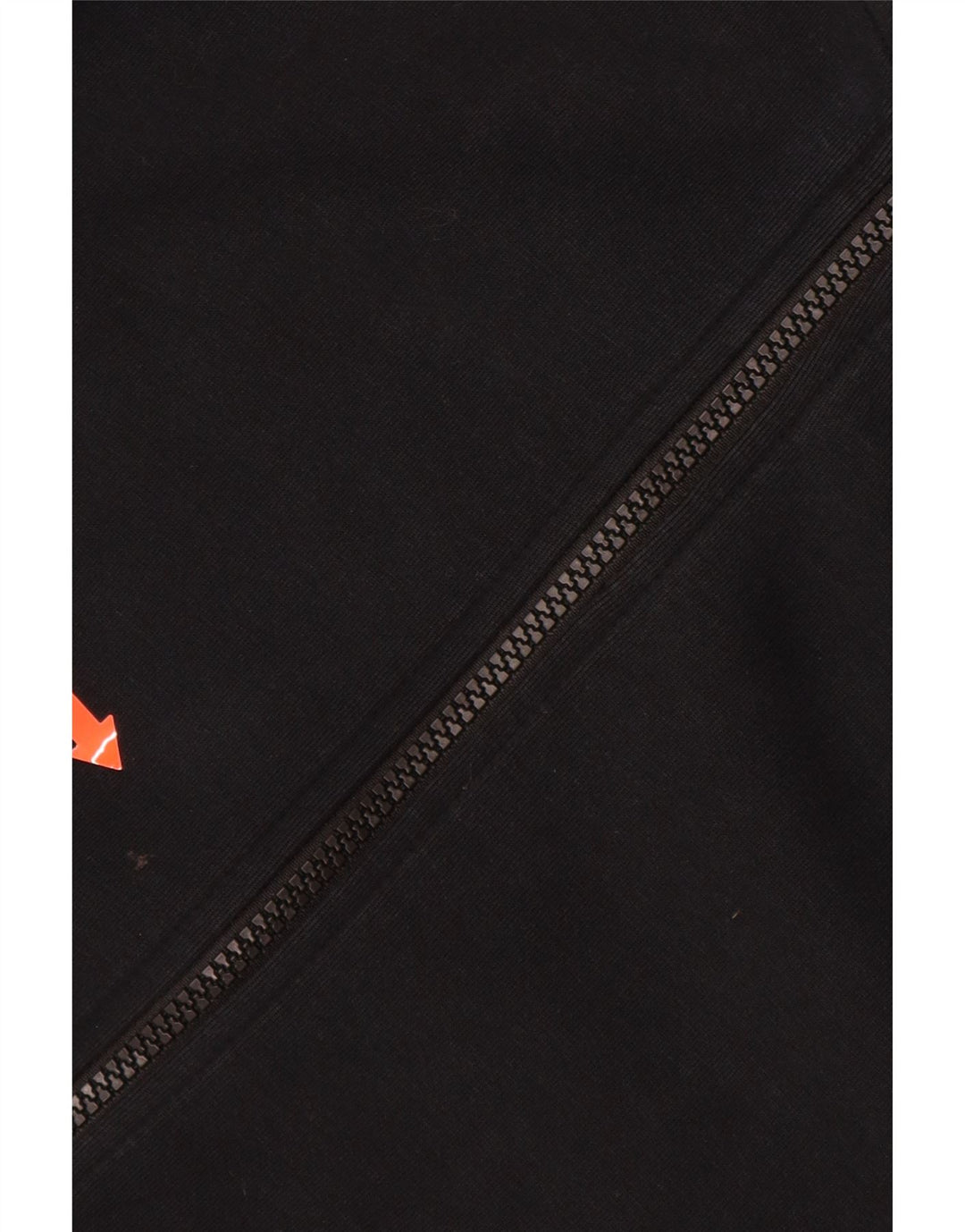 Suéter masculino Nike com capuz e zíper médio preto algodão