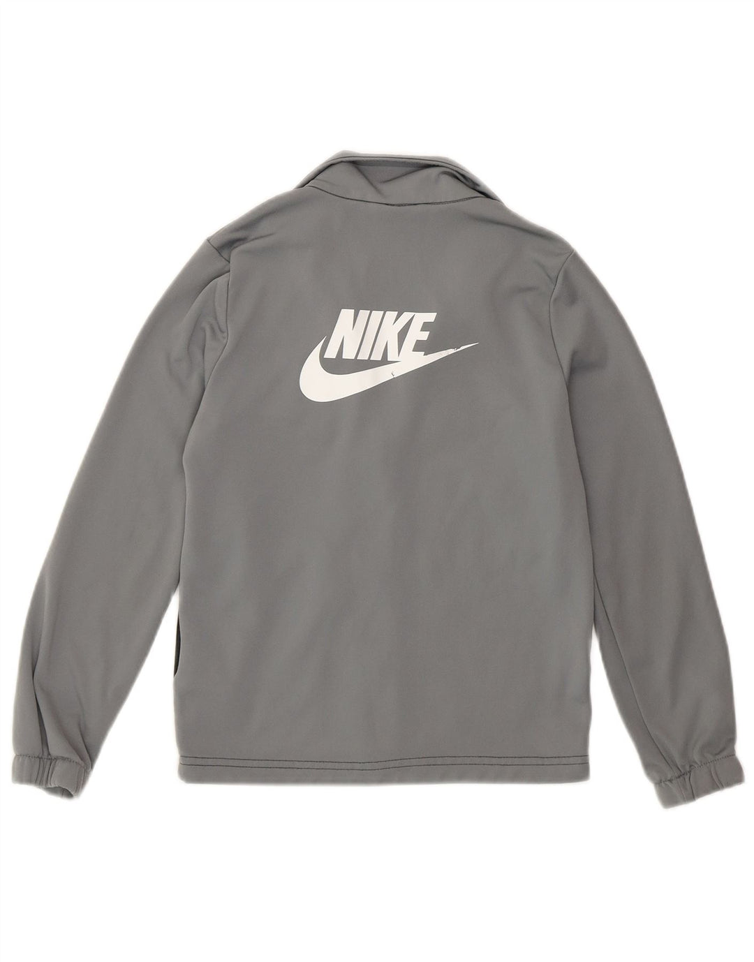 Jaqueta Nike Boys Treino Top 8-9 Anos Pequeno Cinza Colorblock Poliéster