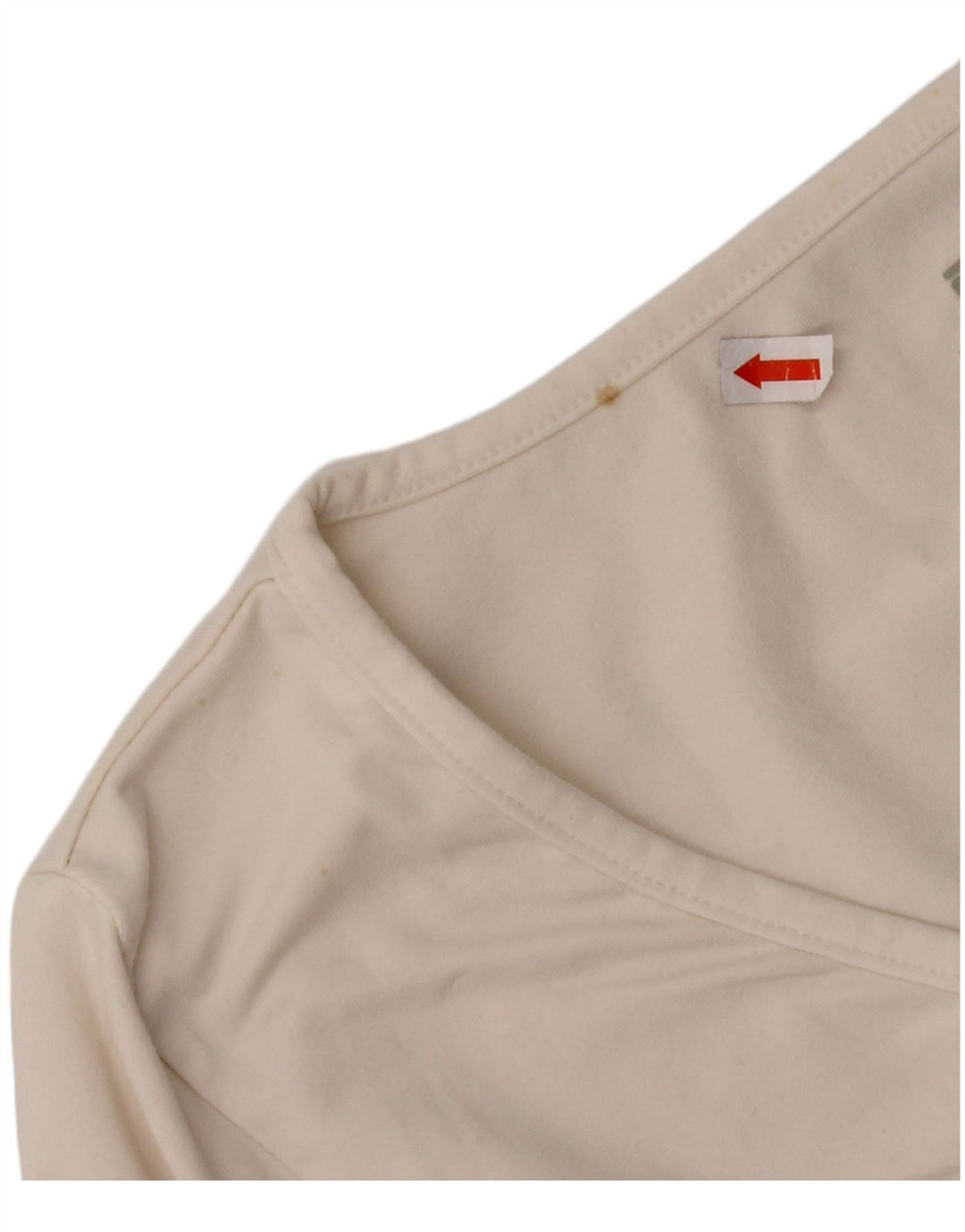 Camiseta feminina FILA UK 16 grande off white nylon