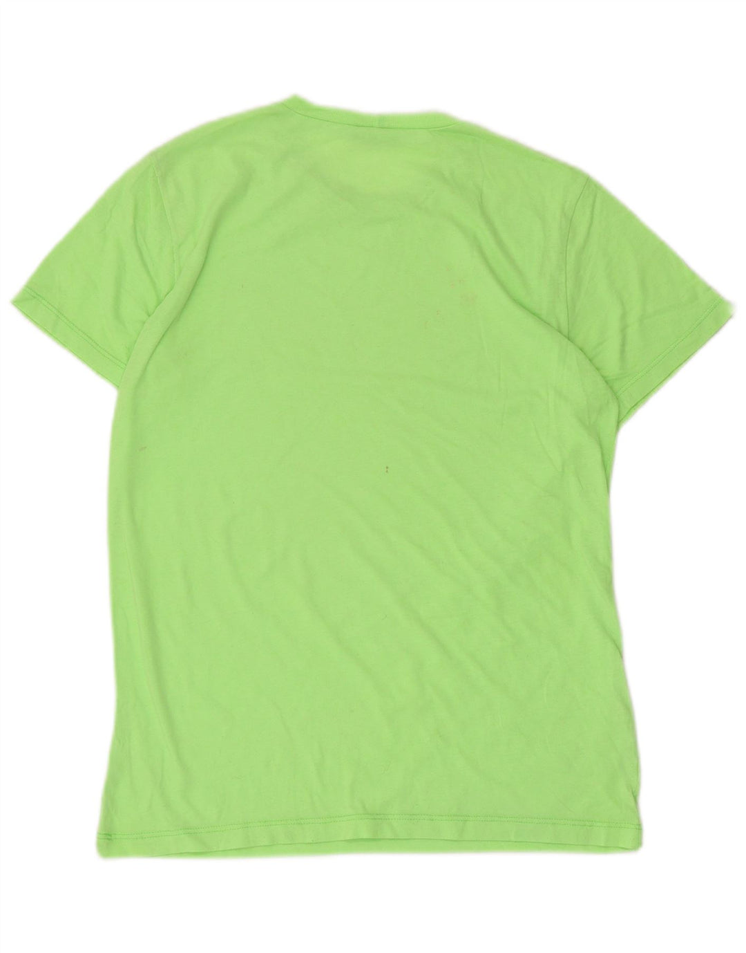 Camiseta feminina gráfica Benetton UK 12 verde médio