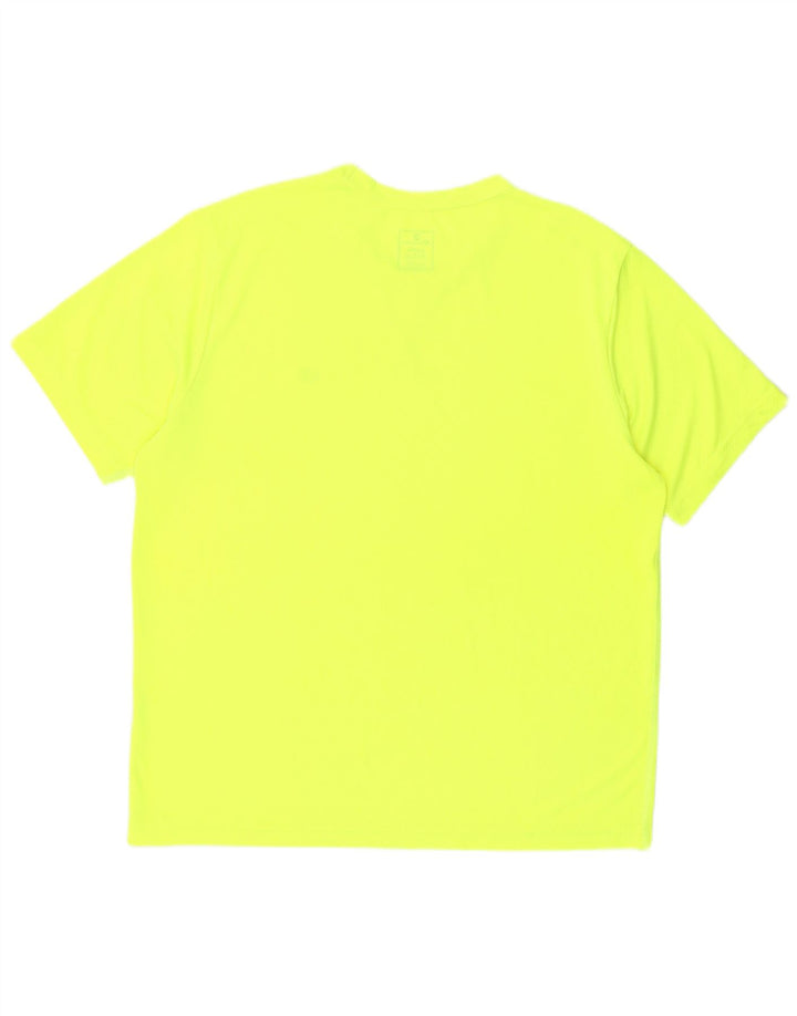 Camiseta masculina Champion grande amarela