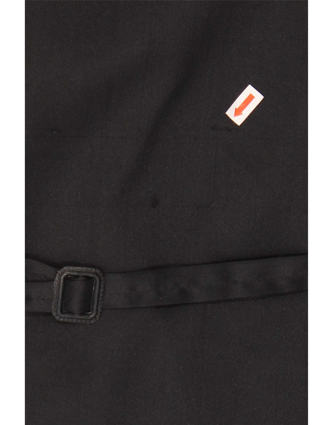 Colete feminino vintage UK 14 médio preto geométrico