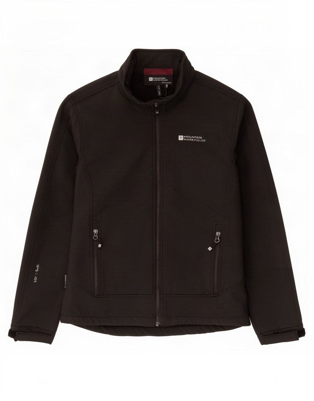 Jaqueta corta-vento feminina Mountain Warehouse UK 12 poliéster preto médio