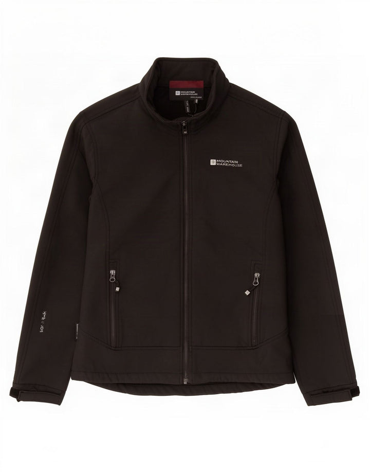 Jaqueta corta-vento feminina Mountain Warehouse UK 12 poliéster preto médio