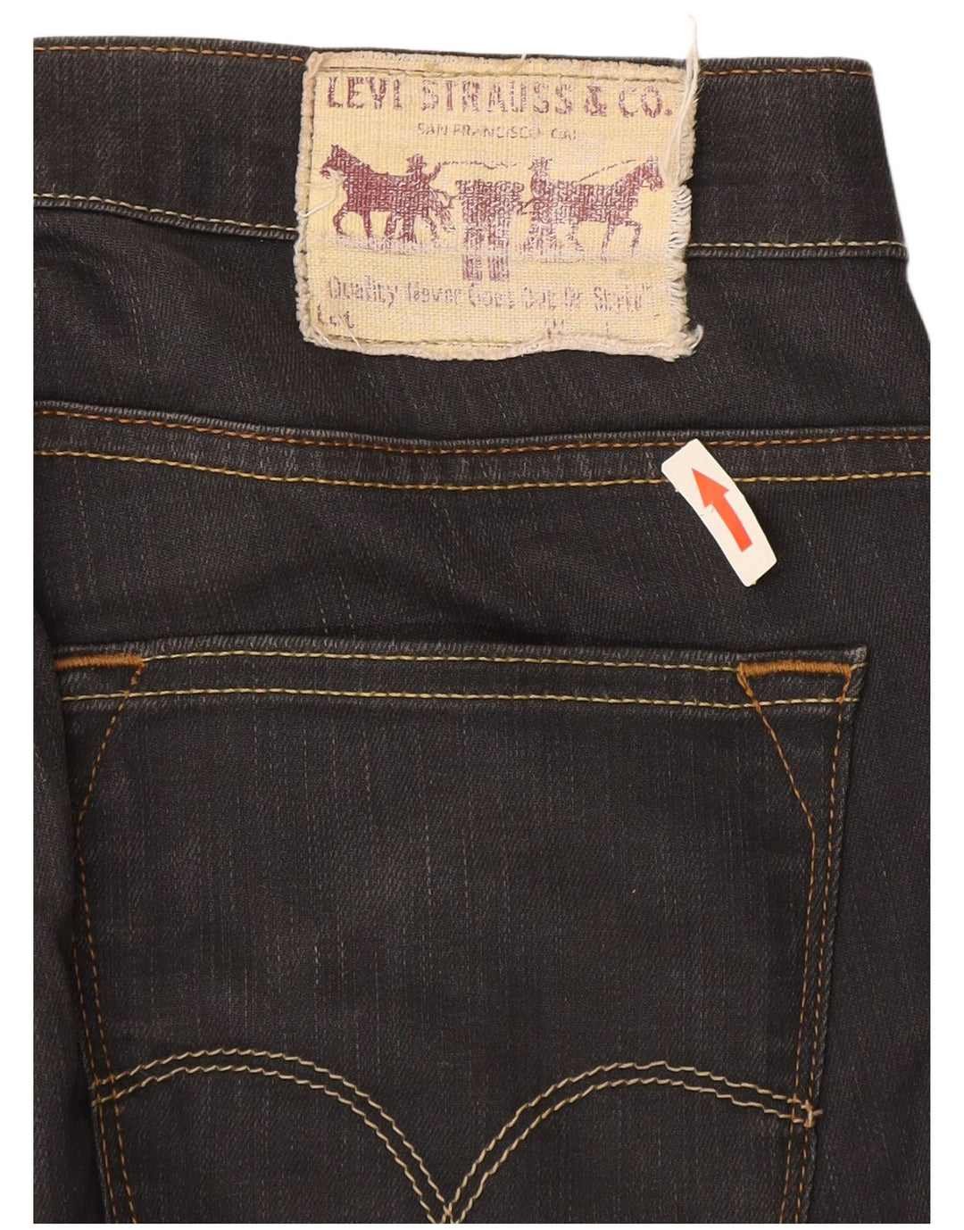 Levi's Masculino 504 Straight Jeans W32 L34 Cinza Algodão