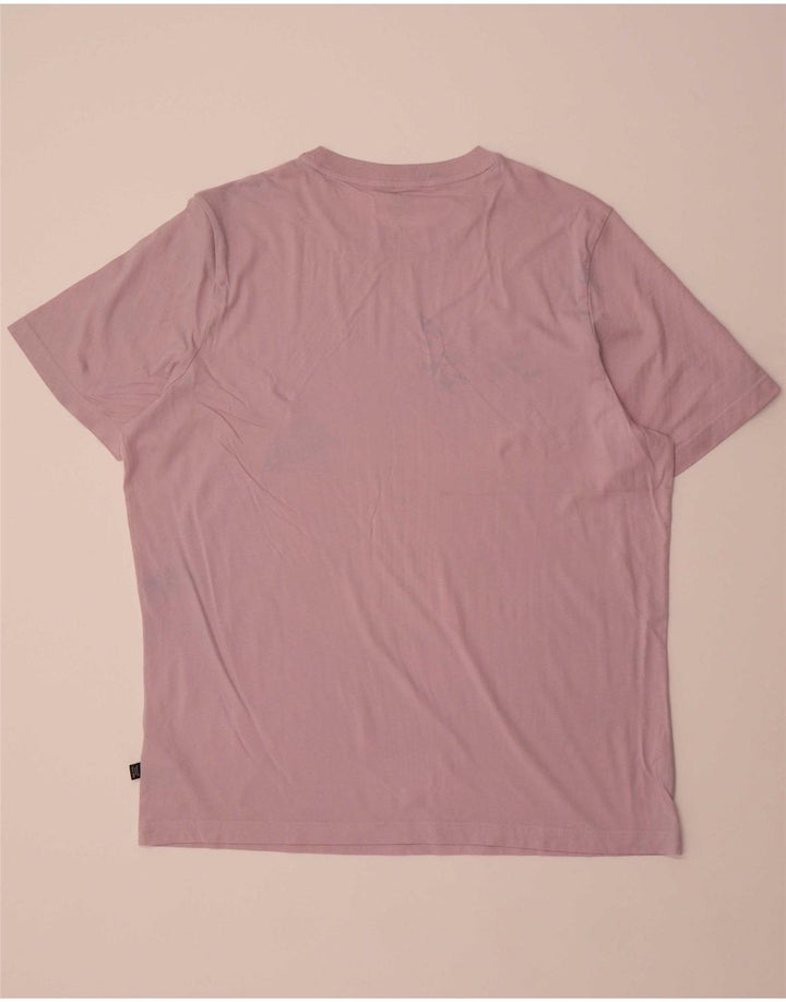 Camiseta masculina PUMA Top XL algodão rosa