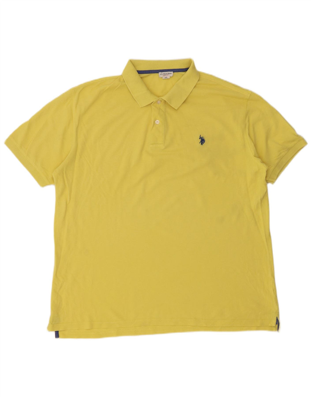 US Polo Assn. Camisa pólo masculina 2XL amarela