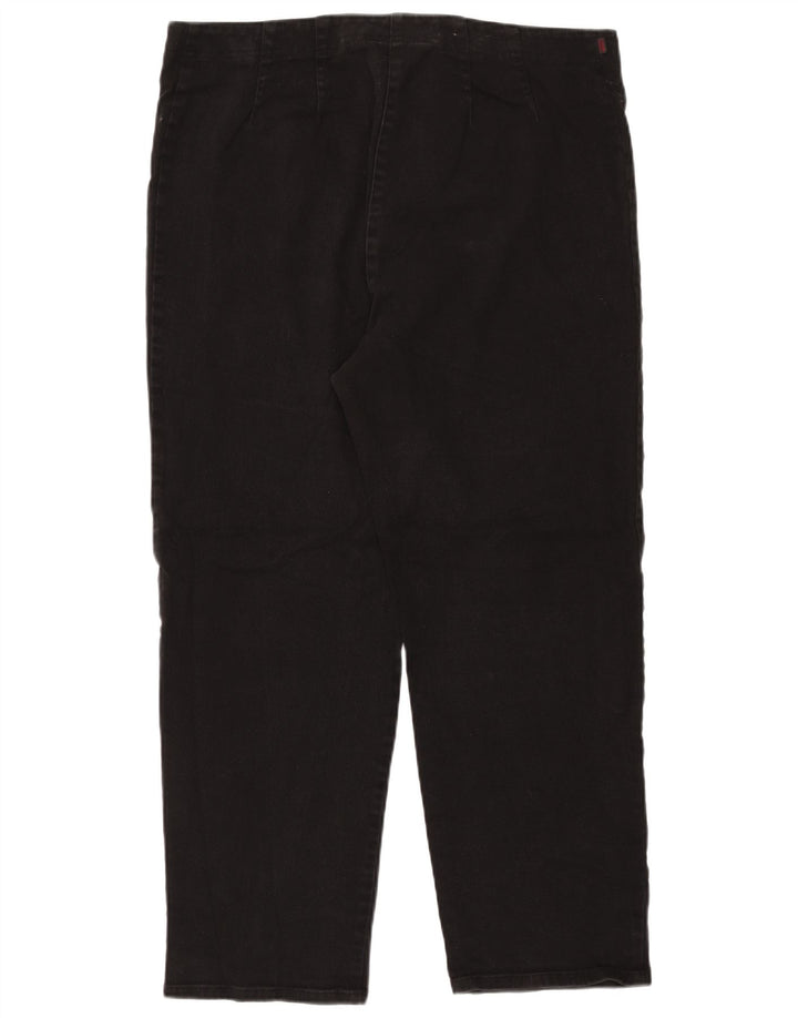 RALPH LAUREN Womens Straight Jeans US 18 2XL W36 L30 Black Cotton