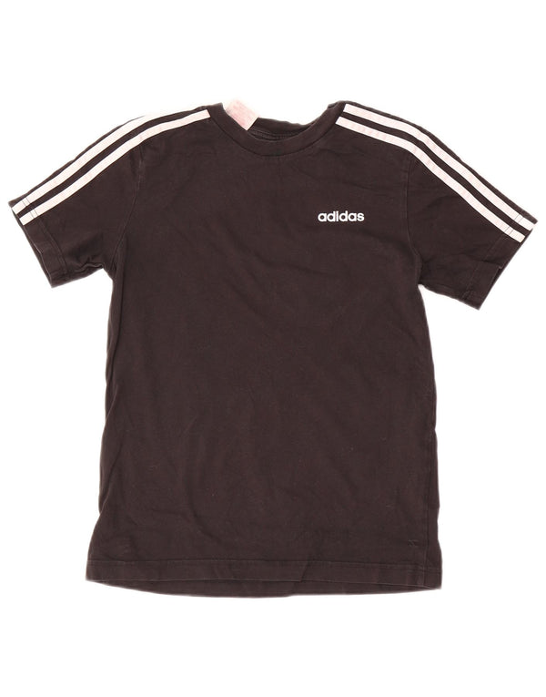 Camiseta Adidas Menino Top 11-12 Anos Algodão Preto