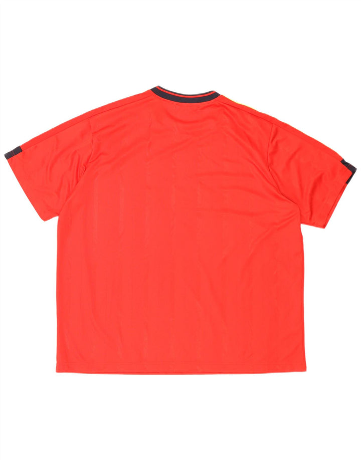 Adidas Camiseta Masculina Gráfica Top 2XL Vermelho