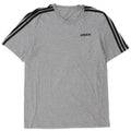 Camiseta masculina ADIDAS Top cinza médio manchado
