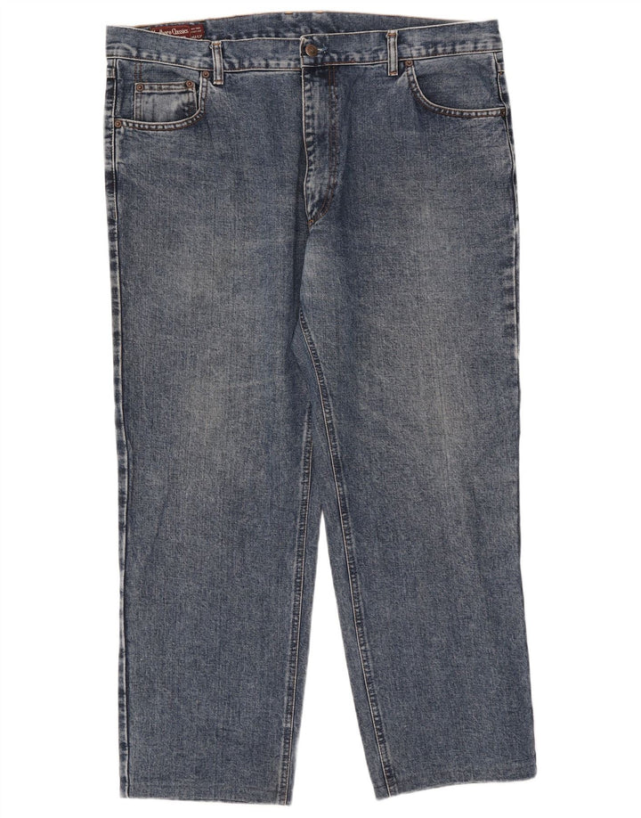 Jeans retos masculinos Marlboro Classics W42 L28 azul