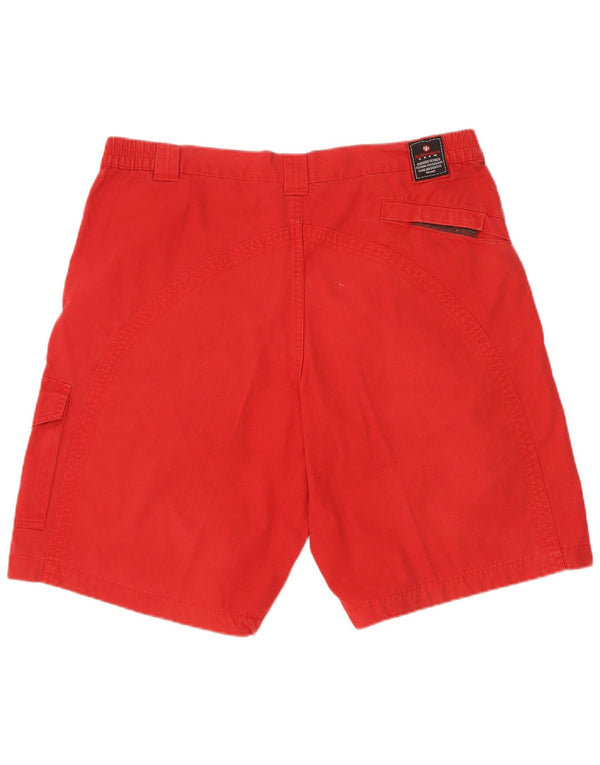 Murphy & Nye Mens Cargo Shorts W38 XL Red Cotton