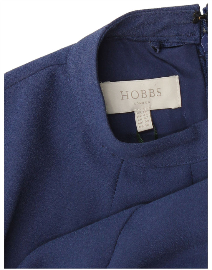 Blusa feminina Hobbs Top UK 14 grande azul marinho