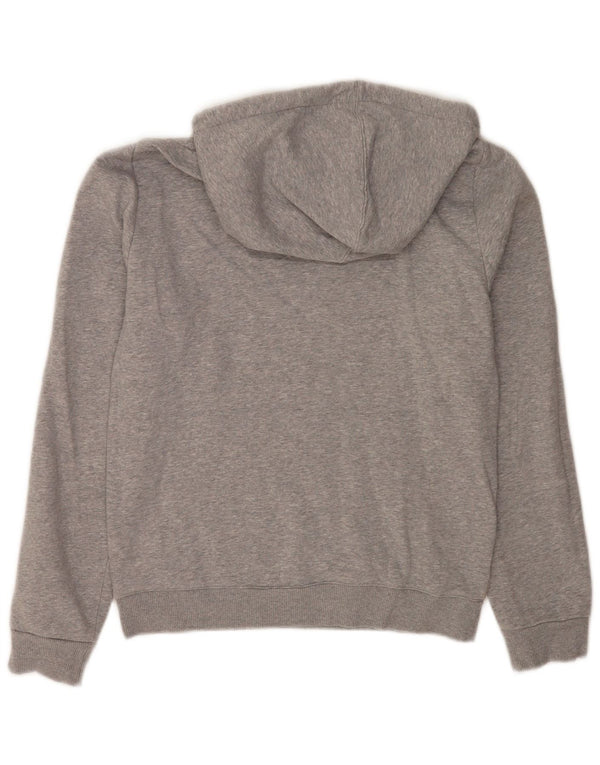 Reebok Mens Graphic Hoodie Jumper XS Cinza Algodão Flecked