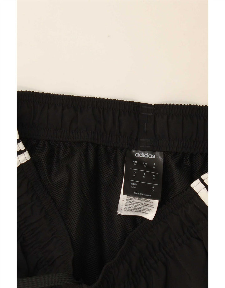 Shorts esportivos masculinos Adidas médio preto poliéster