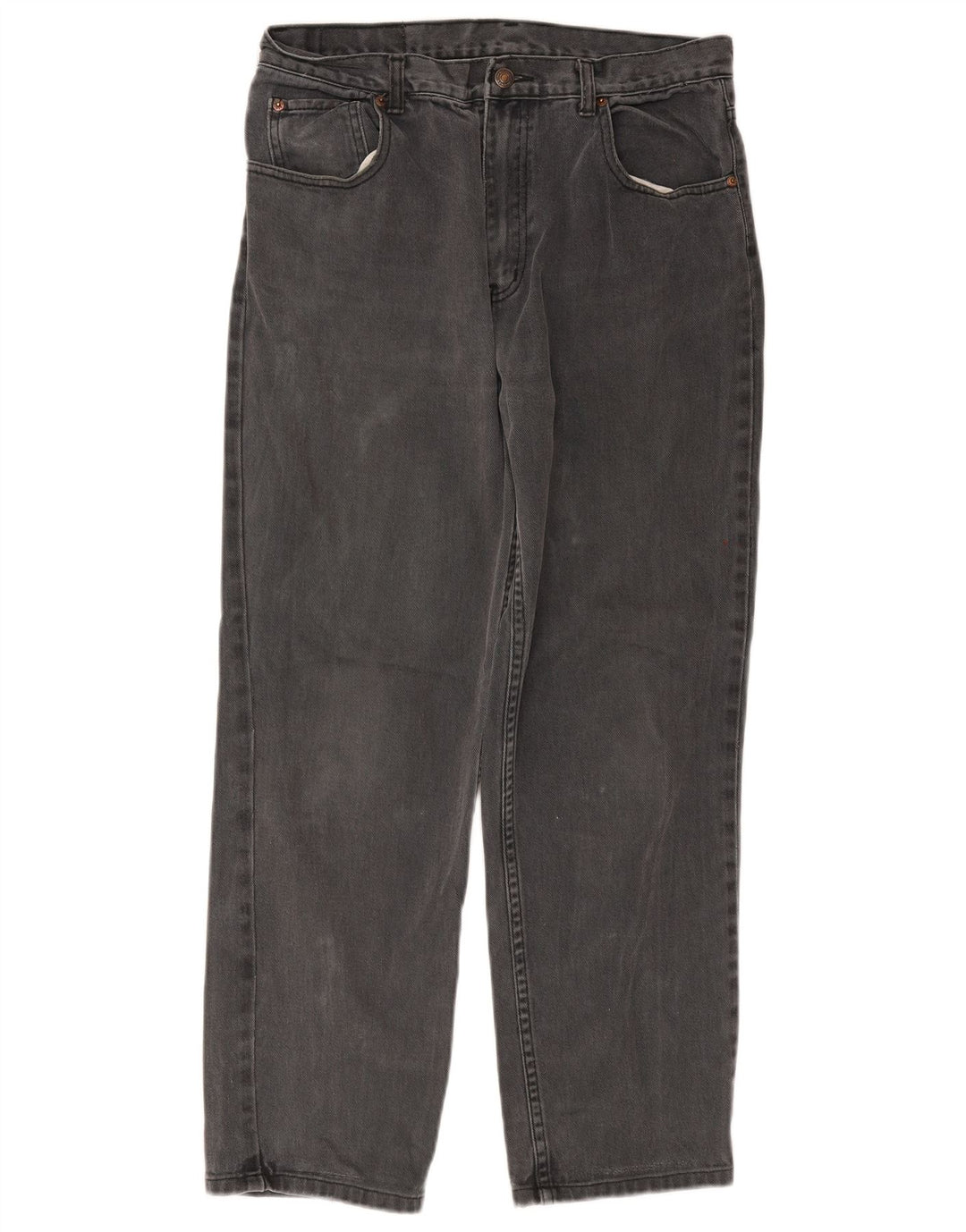 Calça jeans feminina Levi's 560 Tapered W34 L32 cinza