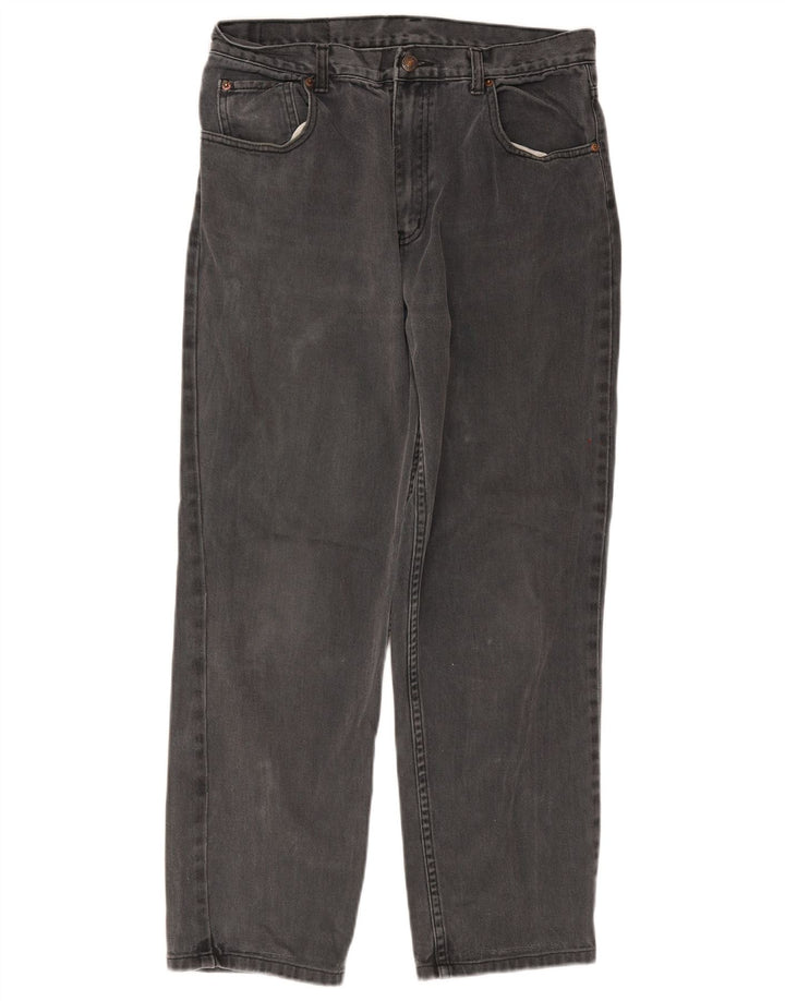 Calça jeans feminina Levi's 560 Tapered W34 L32 cinza