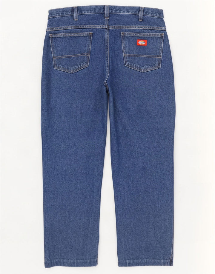 Calça jeans masculina Dickies solta W36 L27 algodão azul