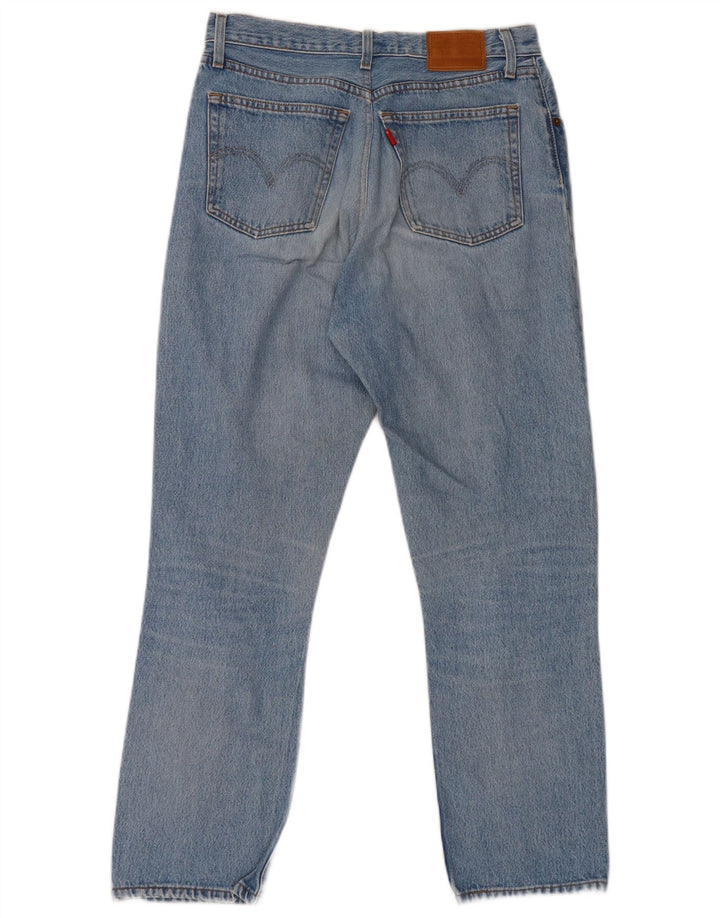 Levi's Masculino 501 Straight Jeans W30 L28 Azul Algodão
