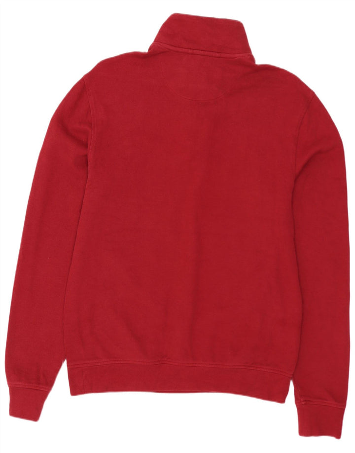 Moletom masculino BLUE HARBOR com zíper e gola em algodão vermelho pequeno
