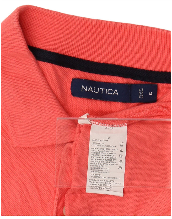 Camisa polo masculina NAUTICA algodão rosa médio