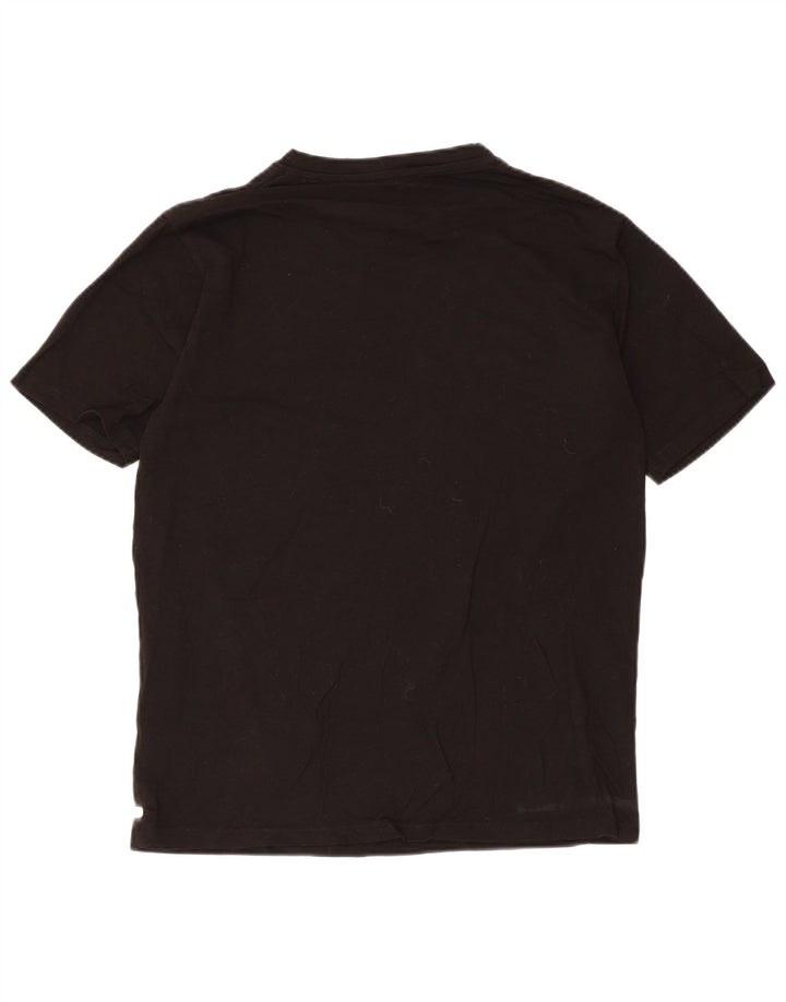 Camiseta masculina Gas Top médio algodão preto