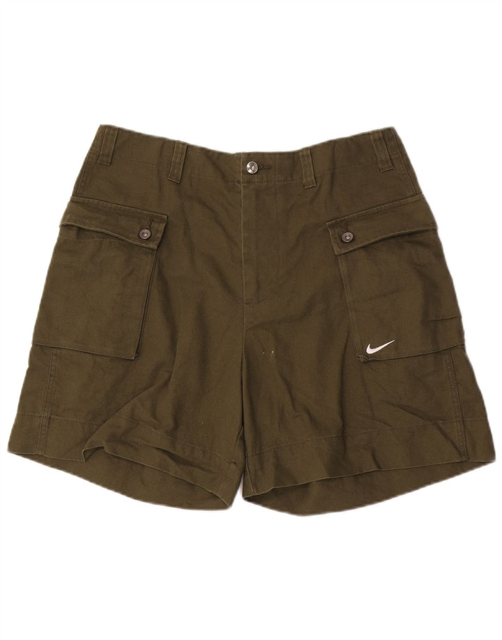 Shorts cargo masculino Nike W32 médio cáqui algodão